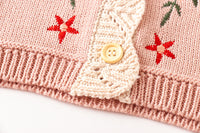 Load image into Gallery viewer, Baby Girls Flower Embroidered Vests Waistcoats Cardigan Wholesale 220817189
