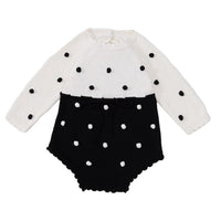 Load image into Gallery viewer, Baby Girls Color-blocking Crochet Rompers Wholesale 22081719

