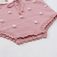 Load image into Gallery viewer, Baby Girls Color-blocking Crochet Rompers Wholesale 22081719
