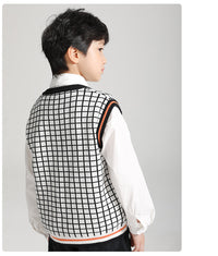 Load image into Gallery viewer, Baby Kid Boys Checked Vests Waistcoats Wholesale 220817209
