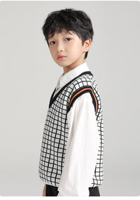 Load image into Gallery viewer, Baby Kid Boys Checked Vests Waistcoats Wholesale 220817209
