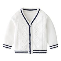 Load image into Gallery viewer, Baby Kid Unisex Solid Color Crochet Cardigan Wholesale 220817211
