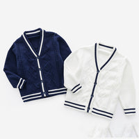 Load image into Gallery viewer, Baby Kid Unisex Solid Color Crochet Cardigan Wholesale 220817211
