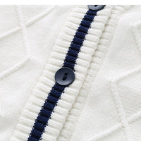 Load image into Gallery viewer, Baby Kid Unisex Solid Color Crochet Cardigan Wholesale 220817211
