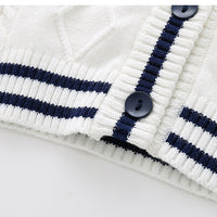 Load image into Gallery viewer, Baby Kid Unisex Solid Color Crochet Cardigan Wholesale 220817211
