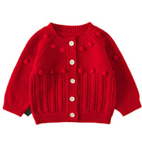 Load image into Gallery viewer, Baby Kid Unisex Solid Color Crochet Cardigan Rompers Wholesale 220817223
