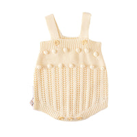 Load image into Gallery viewer, Baby Kid Unisex Solid Color Crochet Cardigan Rompers Wholesale 220817223
