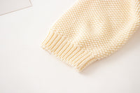 Load image into Gallery viewer, Baby Kid Unisex Solid Color Crochet Cardigan Rompers Wholesale 220817223
