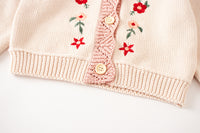 Load image into Gallery viewer, Baby Kid Girls Flower Crochet Embroidered Cardigan Wholesale 220817228
