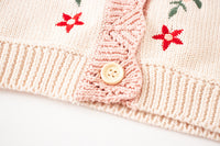 Load image into Gallery viewer, Baby Kid Girls Flower Crochet Embroidered Cardigan Wholesale 220817228
