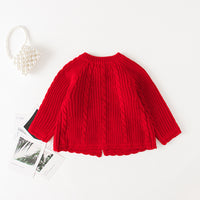 Load image into Gallery viewer, Baby Kid Unisex Solid Color Crochet Cardigan Wholesale 220817236

