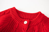 Load image into Gallery viewer, Baby Kid Unisex Solid Color Crochet Cardigan Wholesale 220817236

