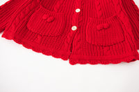 Load image into Gallery viewer, Baby Kid Unisex Solid Color Crochet Cardigan Wholesale 220817236
