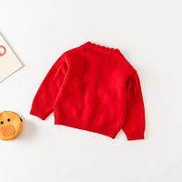 Load image into Gallery viewer, Baby Kid Girls Flower Crochet Embroidered Cardigan Wholesale 220817241
