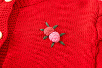 Load image into Gallery viewer, Baby Kid Girls Flower Crochet Embroidered Cardigan Wholesale 220817241
