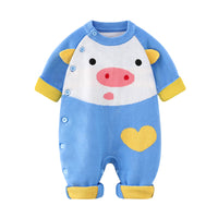 Load image into Gallery viewer, Baby Unisex Love heart Cartoon Crochet Sweaters Jumpsuits Wholesale 220817242
