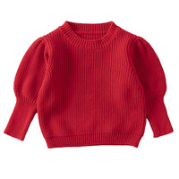 Load image into Gallery viewer, Baby Girls Flower Crochet Embroidered Sweaters Tops Rompers Wholesale 220817254
