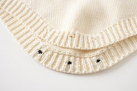 Load image into Gallery viewer, Baby Girls Flower Crochet Embroidered Sweaters Tops Rompers Wholesale 220817254
