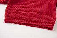 Load image into Gallery viewer, Baby Girls Flower Crochet Embroidered Sweaters Tops Rompers Wholesale 220817254
