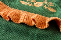 Load image into Gallery viewer, Baby Girls Flower Crochet Embroidered Knitwear Rompers Wholesale 220817261
