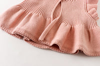 Load image into Gallery viewer, Baby Girls Solid Color Crochet Knitwear Tops Wholesale 220817262
