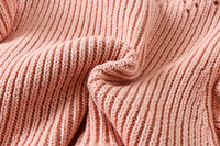 Load image into Gallery viewer, Baby Girls Solid Color Crochet Knitwear Tops Wholesale 220817262
