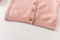 Load image into Gallery viewer, Baby Girls Flower Embroidered Knitwear Jackets Outwears Wholesale 220817264
