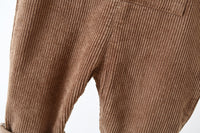 Load image into Gallery viewer, Baby Kid Unisex Solid Color Muslin&amp;Ribbed Jumpsuits Wholesale 220817277
