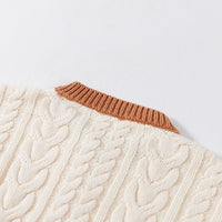 Load image into Gallery viewer, Baby Kid Unisex Color-blocking Crochet Cardigan Wholesale 22081728
