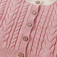 Load image into Gallery viewer, Baby Kid Unisex Color-blocking Crochet Cardigan Wholesale 22081728
