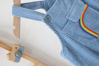 Load image into Gallery viewer, Baby Kid Unisex Rainbow Embroidered Jumpsuits Wholesale 220817283
