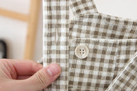 Load image into Gallery viewer, Baby Kid Unisex Checked Jumpsuits Wholesale 220817288
