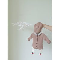 Load image into Gallery viewer, Baby Unisex Solid Color Crochet Rompers Wholesale 22081730
