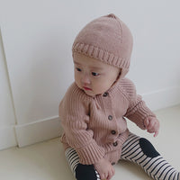 Load image into Gallery viewer, Baby Unisex Solid Color Crochet Rompers Wholesale 22081730
