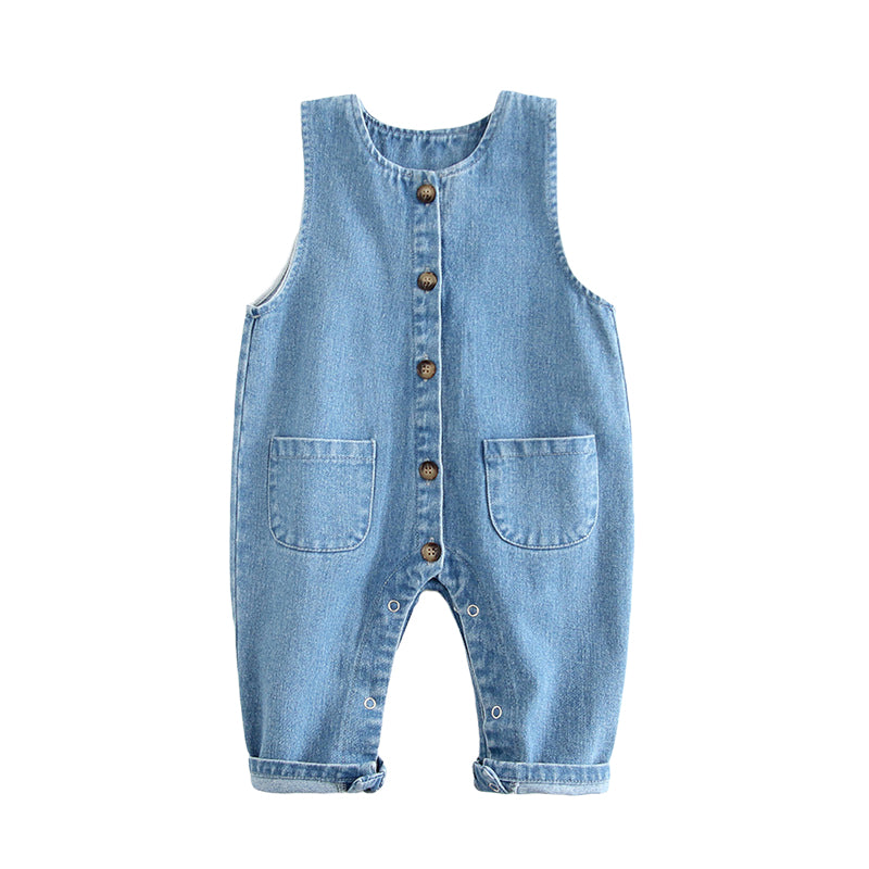 Baby Kid Unisex Solid Color Jumpsuits Wholesale 220817301