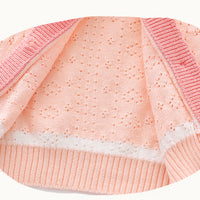 Load image into Gallery viewer, Baby Kid Girls Color-blocking Crochet Cardigan Wholesale 220817334
