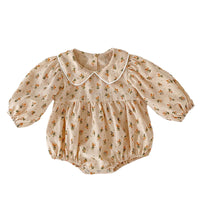 Load image into Gallery viewer, Baby Unisex Flower Print Rompers Wholesale 220817416

