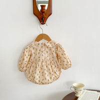 Load image into Gallery viewer, Baby Unisex Flower Print Rompers Wholesale 220817416
