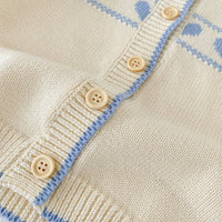 Load image into Gallery viewer, Baby Kid Girls Love heart Crochet Cardigan Rompers Wholesale 220817420
