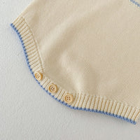 Load image into Gallery viewer, Baby Kid Girls Love heart Crochet Cardigan Rompers Wholesale 220817420
