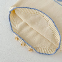 Load image into Gallery viewer, Baby Kid Girls Love heart Crochet Cardigan Rompers Wholesale 220817420
