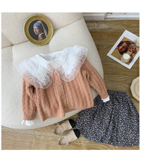 Load image into Gallery viewer, Baby Kid Girls Solid Color Cardigan Wholesale 220817430
