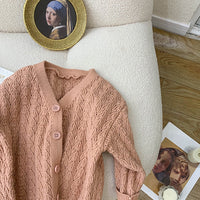 Load image into Gallery viewer, Baby Kid Girls Solid Color Cardigan Wholesale 220817430
