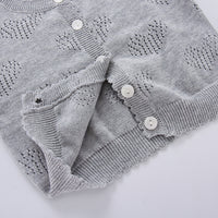 Load image into Gallery viewer, Baby Girls Solid Color Crochet Cardigan Wholesale 22081744
