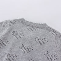 Load image into Gallery viewer, Baby Girls Solid Color Crochet Cardigan Wholesale 22081744
