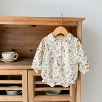 Load image into Gallery viewer, Baby Girls Flower Rompers Wholesale 220817441
