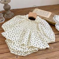 Load image into Gallery viewer, Baby Girls Flower Print Rompers Wholesale 220817447
