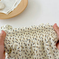 Load image into Gallery viewer, Baby Girls Flower Print Rompers Wholesale 220817447
