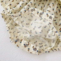 Load image into Gallery viewer, Baby Girls Flower Print Rompers Wholesale 220817447
