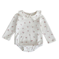 Load image into Gallery viewer, Baby Unisex Striped Flower Polka dots Print Rompers Wholesale 220817448
